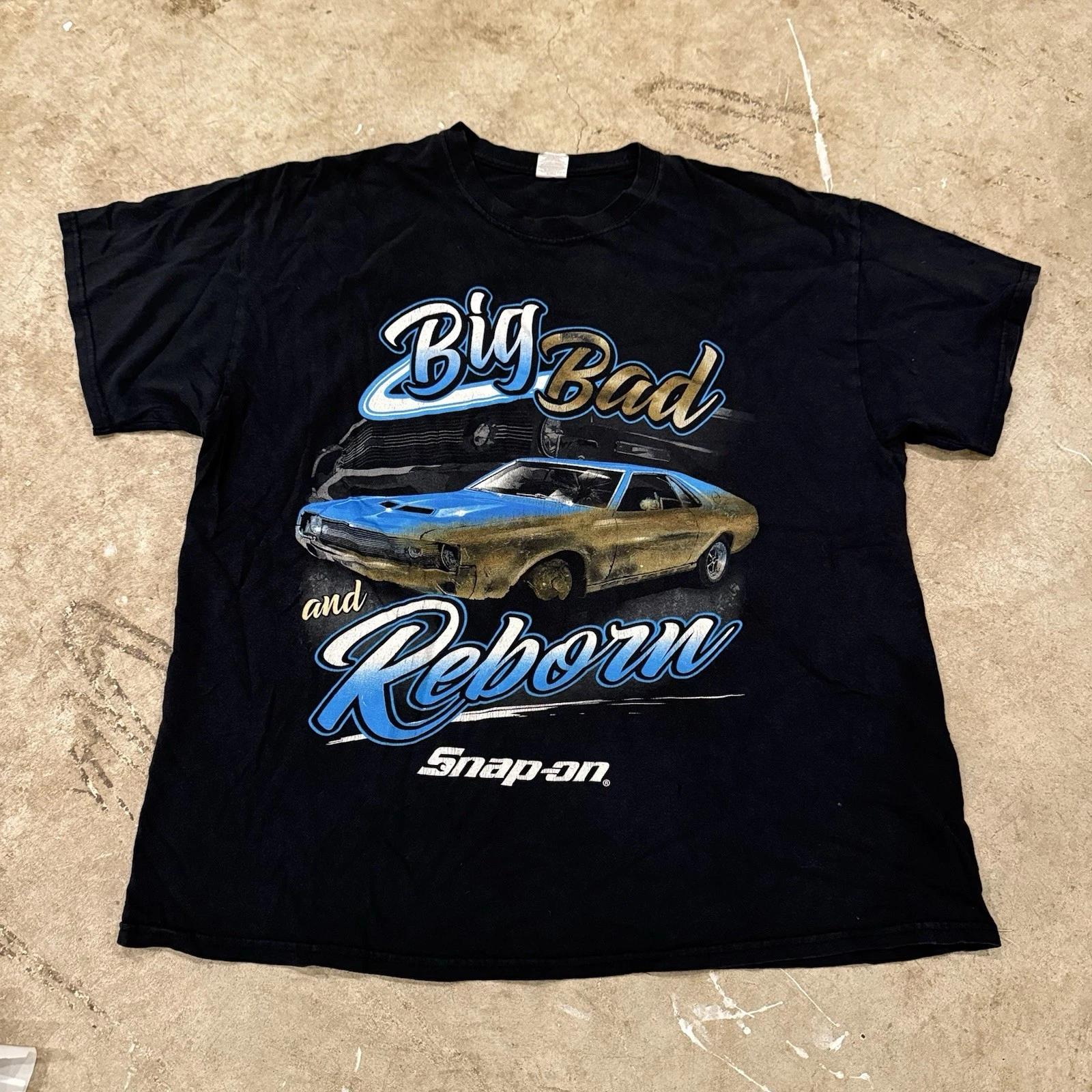 

Snap-On Tools Big Bad & Reborn T-T-Shirt Large Cars Racing Hot Rod L