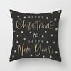 Christmas Golden Series Festive Decoration Pillowcase Home Sofa Car Pillow Cushion