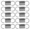 10Pcs Reliable Stainless Steel Tension Springs Metal Extension Spring for Securing Components Machinery Construction Repair