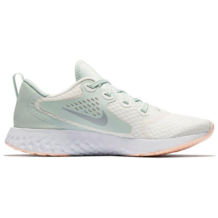 Nike Legend React Argento Chiaro Sneakers Donna Bianco Summit-White Argento Chiaro-Cremisi-Tinta-Grigio Lupo AA1626-101