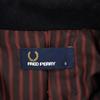 Fred Perry Wool Blend Pea Coat S Navy Women Used
