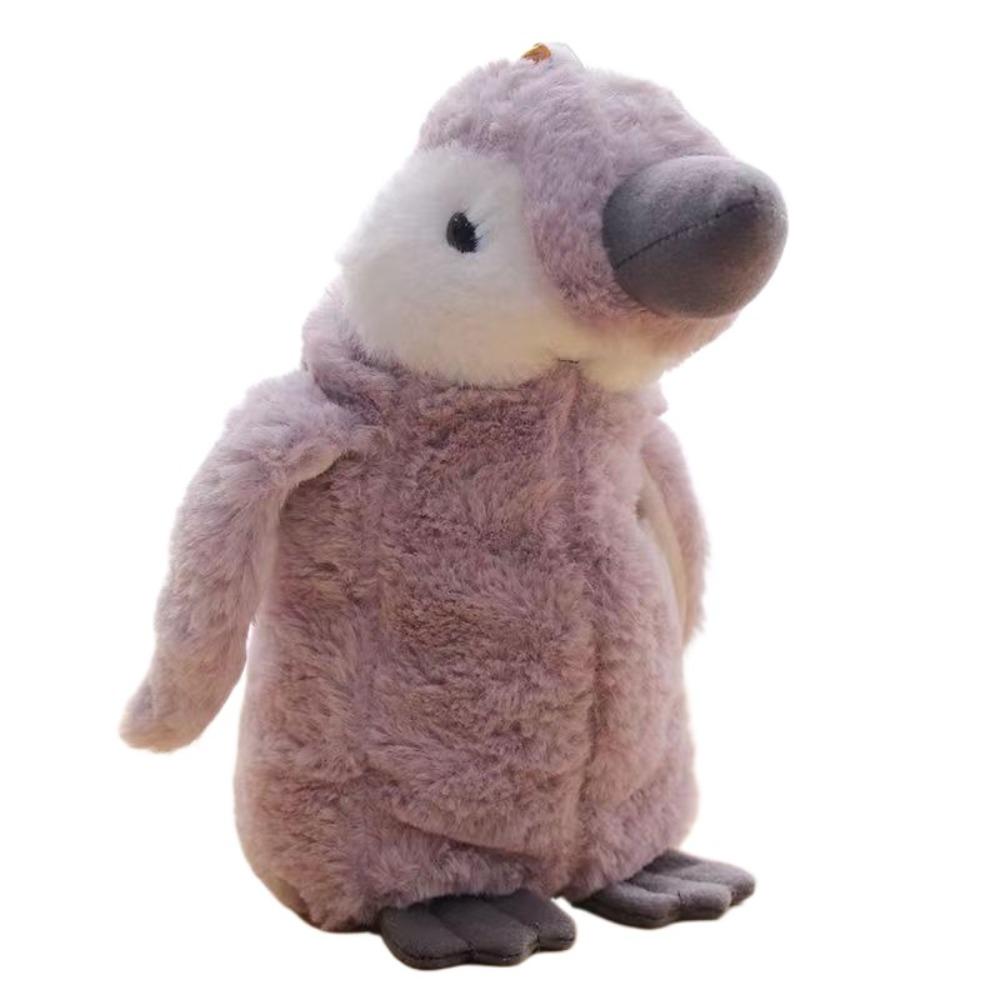 Large Capacity Plush Pencil Case Stuffed Animal Cartoon Doll Stationery Bag Makeup Bag Cute Design Penguin Pencil Bag Pencil Box