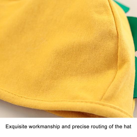 Dekorative Kleinkindmütze, exquisite Einfassung, atmungsaktive Baumwolle, verstellbarer Riemen, Babymütze für den Frühling