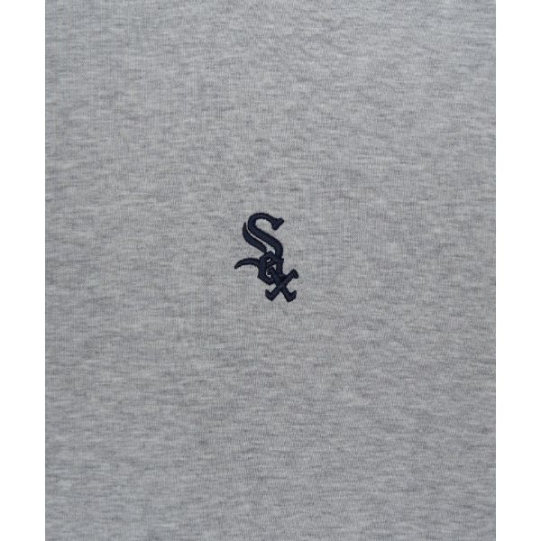 MLB Chicago White Sox Pullover Hoodie Basic Solid Color Small Logo Stretch Soft Sweatshirt Unisex sweatshirt 3AHDB0164-44MGS