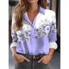 2024 Women Shirt Blouses Flower Shirt 3D Print High Quality Long Sleeve Elegant Shirt Party Fashion Tops Female Clothing Blouses