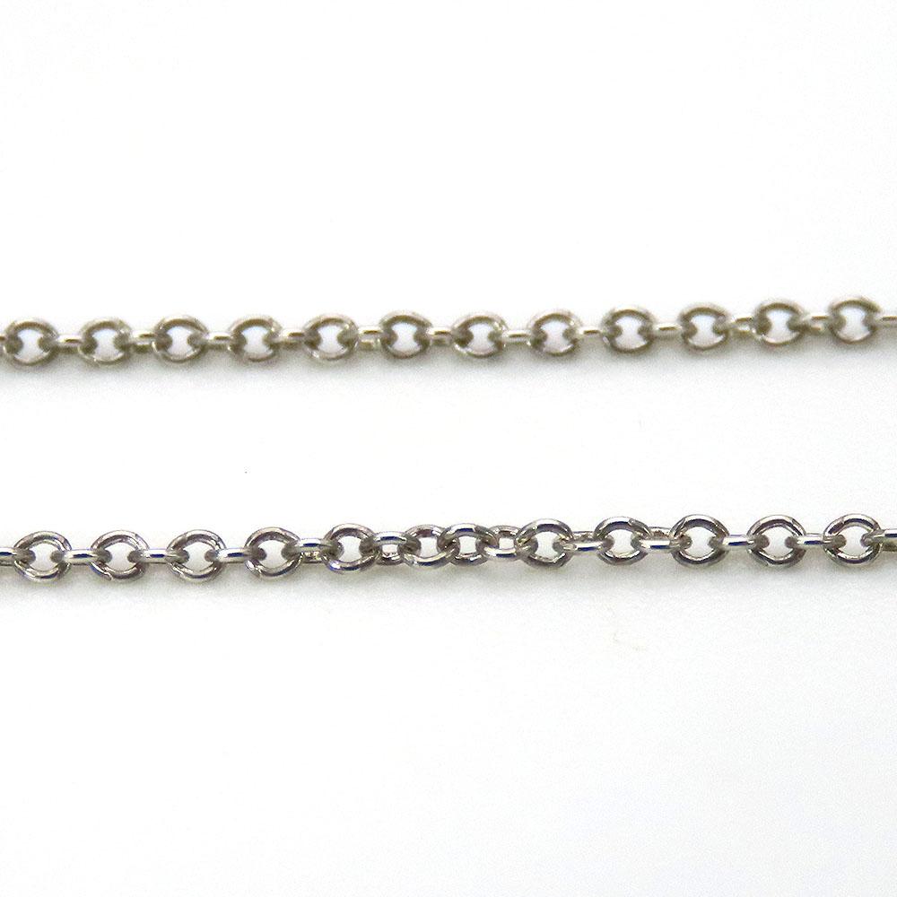 Used TIFFANY&Co. Necklace Interlocking Circle 1837 Silver925 4.4g Silver Pendant