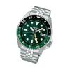 Seiko SSK035K1 5 Sports Automatic GMT Watch Silver, Silver, Sporty.