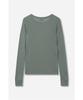 Jaa [Jaah] Women'S Wool Blended Round Neck T-Shirt_Light Green