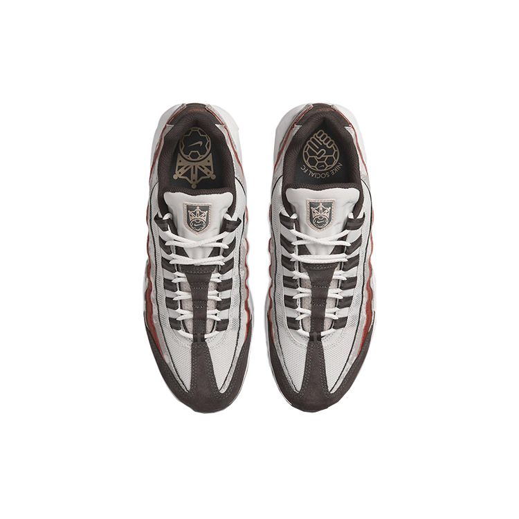 Nike Air Max 95 Social FC Men Sneakers Cream Light-Bone Summit-White DQ9016-001