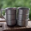 304 Stainless Steel Coffee Cup Portable Travel Mug Water Drinking Tea Tumbler Milk Cup Crafted Cocktail Glass for Work Outdoor School