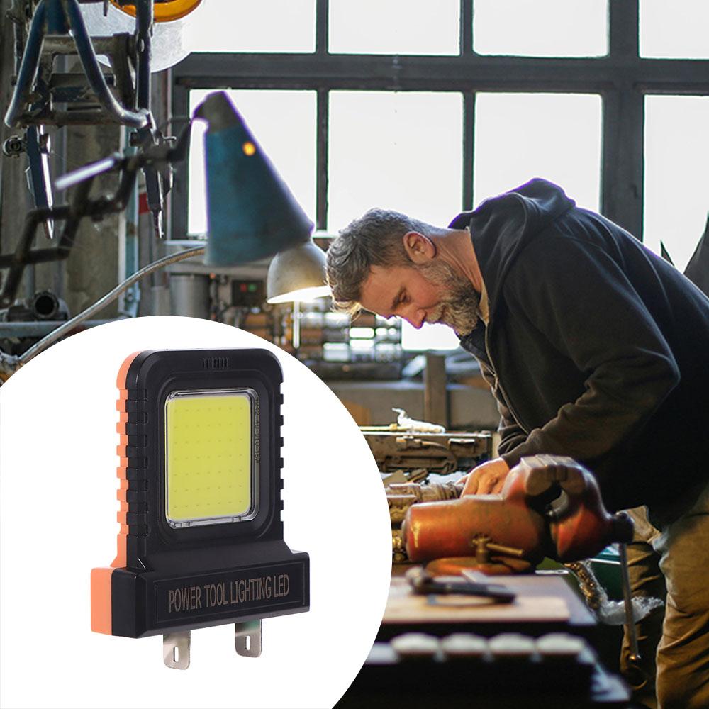 Adjustable Interface 21V Work Light Long Lasting LED Work Light Flashlight  Camping