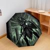 1 PC Automatic Folding Umbrella - Mutant Monster Pattern, Portable & Foldable Design with 8 Ribs, Christmas Birthday Gifts