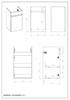 Wall-Mounted Bathroom Cabinet with Sink & Faucet, Niga