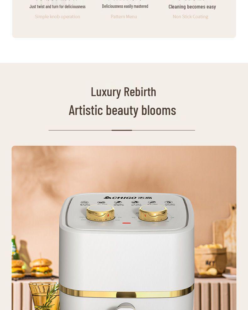 2025 Multi-functional Automatic Small Oil-Free Electric Air Fryer Oven - Hot Seller