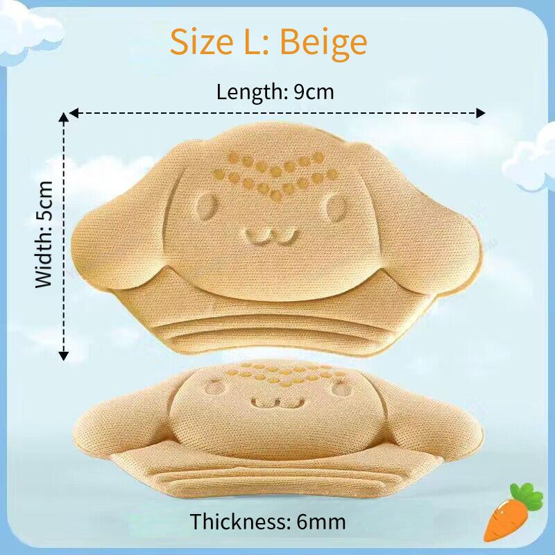 Child Heel Stickers Shoe Pads Sneaker Kids Insoles Non-slip Feet Heel Protectors Adjust Size Cushion Foot Care shoes Inserts