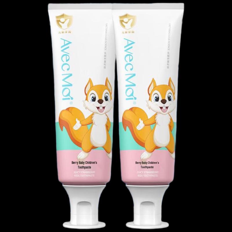 

Avec Moi Probiotic Kids Toothpaste - Strawberry (2x50g)