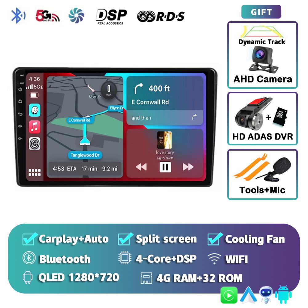 Android 14 Carplay Auto WIFI+4G Car Radio For Peugeot 308 T9 308S 2013 - 2017 Multimedia GPS Player Stereo 2din DSP Head Unit