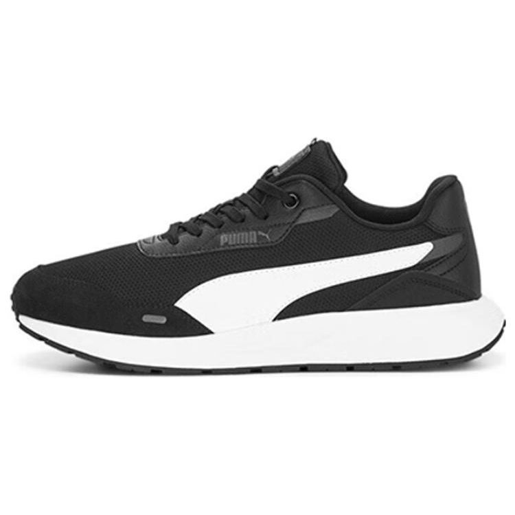 Puma Runtamed Fabric Two-Layer Cowhide Synthetic Leather Comfortable Durable Lightweight Breathable Low-Top Casual Shoes Unisex Casual Shoes 389236-01