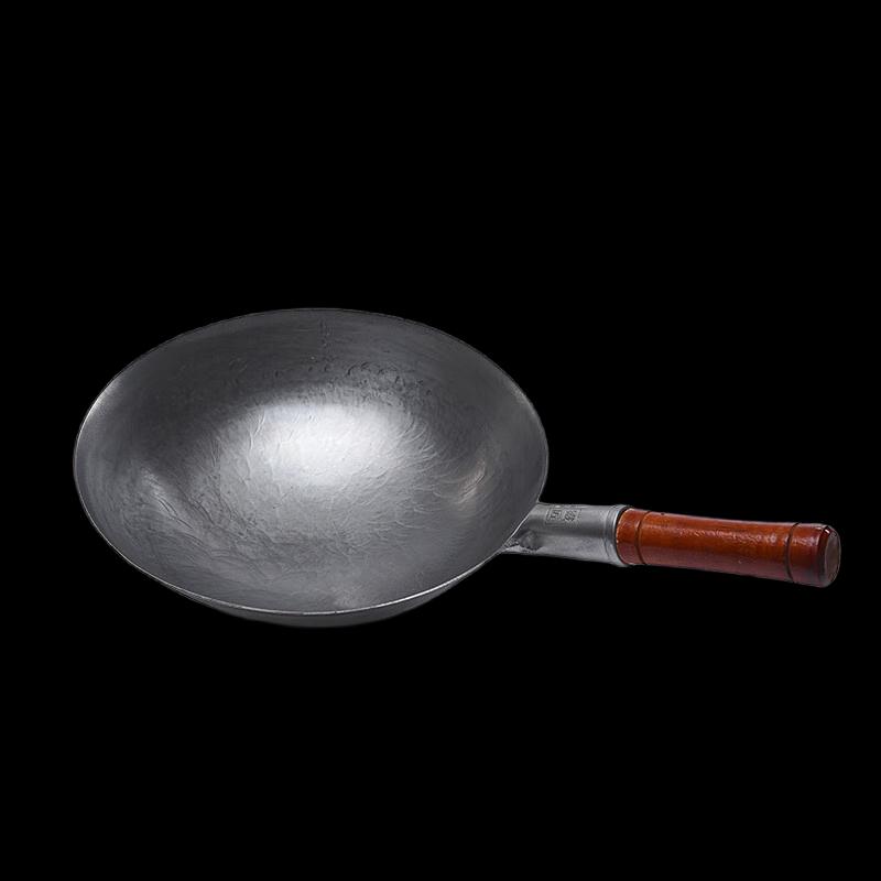 Yingtang Traditional Forged Rust-Proof Cast Iron Flat Bottom Wok