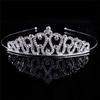 Wedding Bridal Princess Austrian Crystal Tiara Crown Veil Hair Accessory For Girls Children Tiara Crown Hair Jewelry