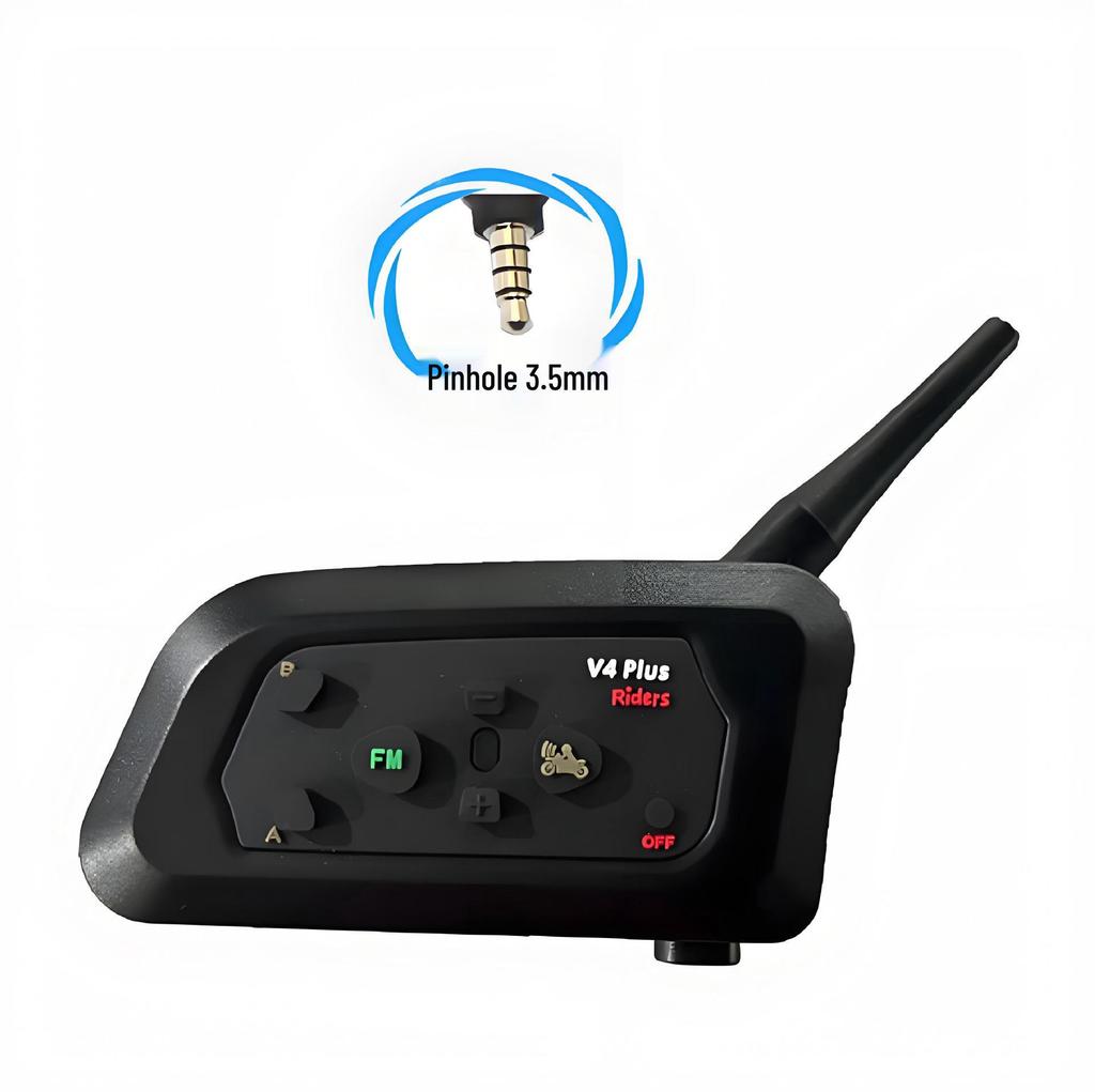 V4C Neutral Waterproof Football Referee Bluetooth Headset & Noise Reduction Walkie-Talkie with Sports Armband - 3-Piece Set