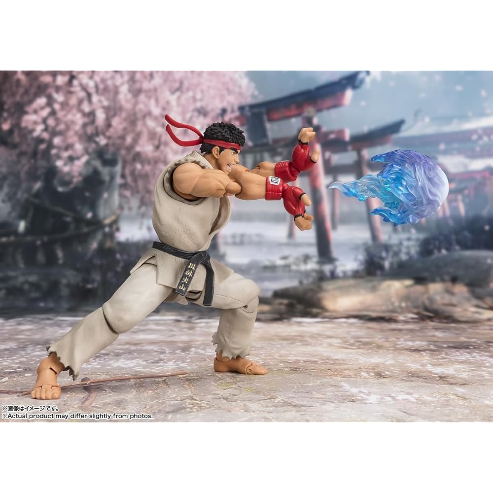 TAMASHII NATIONS S.H. Figuarts Street Fighter Ryu -Outfit 2- Approx. 150mm PVC & ABS Pre-painted ...