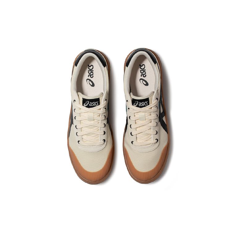 Asics Gel-Court Trail Retro Casual Low-Top Sneakers Unisex Sneakers Beige Black 1203A146-750