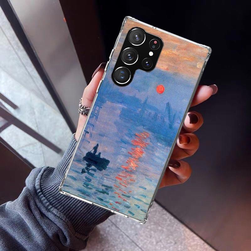 Van Gogh Oil Art Painting Phone Case For Samsung Galaxy S23 S24 S25 Edge S26 Ultra S22 + S21 Plus S20 FE Cover Silicone Print Sh