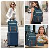 Large Capacity Insulated Backpack Cooler Box Cooler Bag Lunch Bag Insulated Cooler Lunchbox Compatible with Laptops with USB Port Stylish Bag with