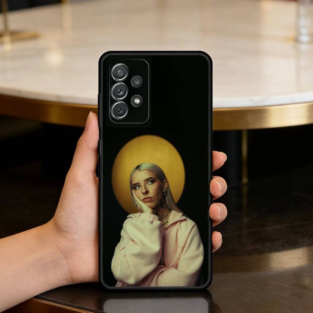 Hot Y-Young M-Miko Singer Phone Case For Samsung Galaxy A73,A72,A71,A70,A53,A52,A51,Soft Silicone Black Cover