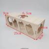 Hamster Tunnel Toy Hamster Climbing Hideout Guinea Pig Exploring Wooden Tunnel Exercise Escape Toy Small Pets Supplies