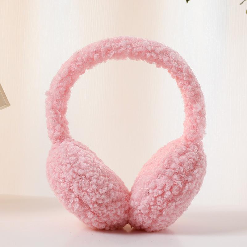 Cute Plush Headphones Winter Earmuffs Women's Warm Soft Ear Covers Imitation Cashmere Hair Band Fashion Earflap Outdoor Supplies