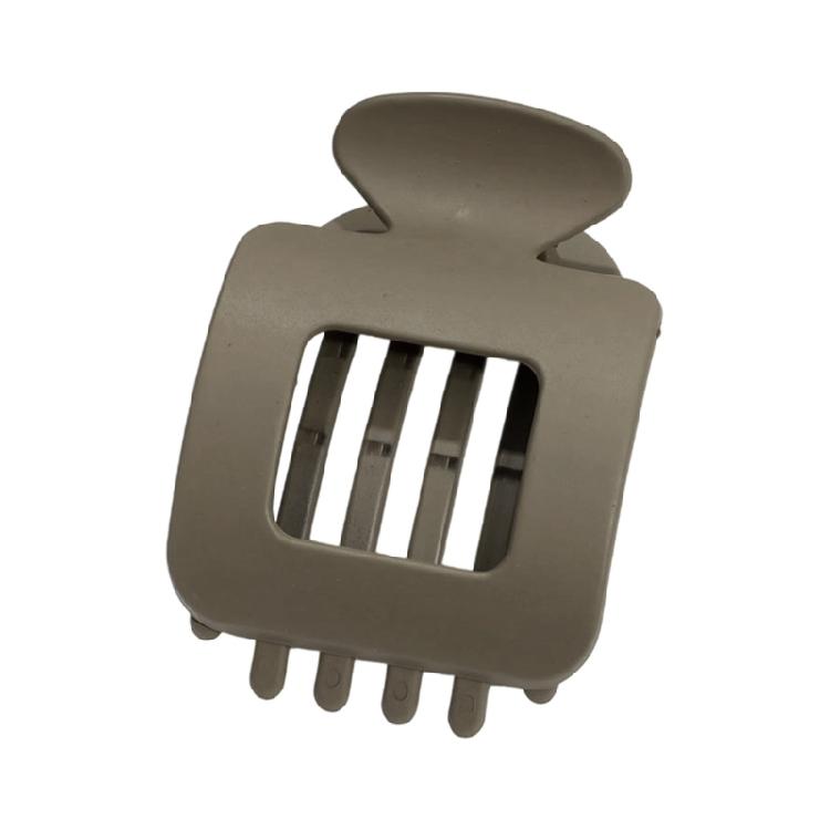 Unisex Square Hair Clip With Textured Detail Securely Grip Hair Claw For Teens Adults Nonslip Hair Accessory Compact