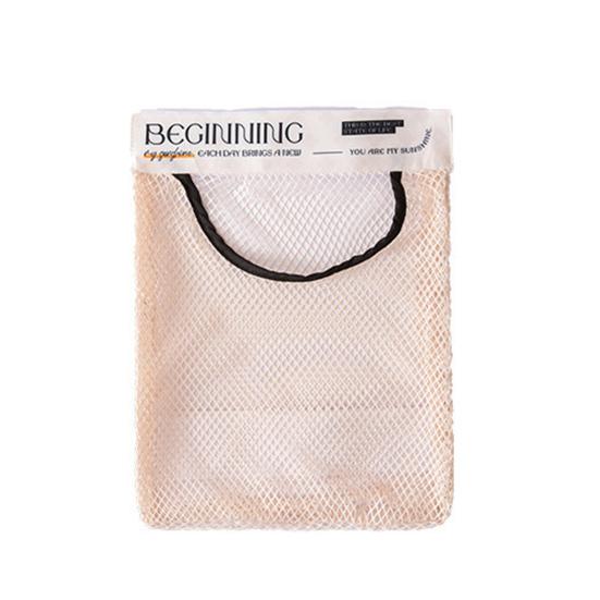 1/2Pcs Wall Garbage Mount Mesh Bag Adhesive Plastic Bag Organizer Holder