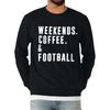 Men's Oversized Long Sleeve Crewneck Sweatshirt Casual Loose