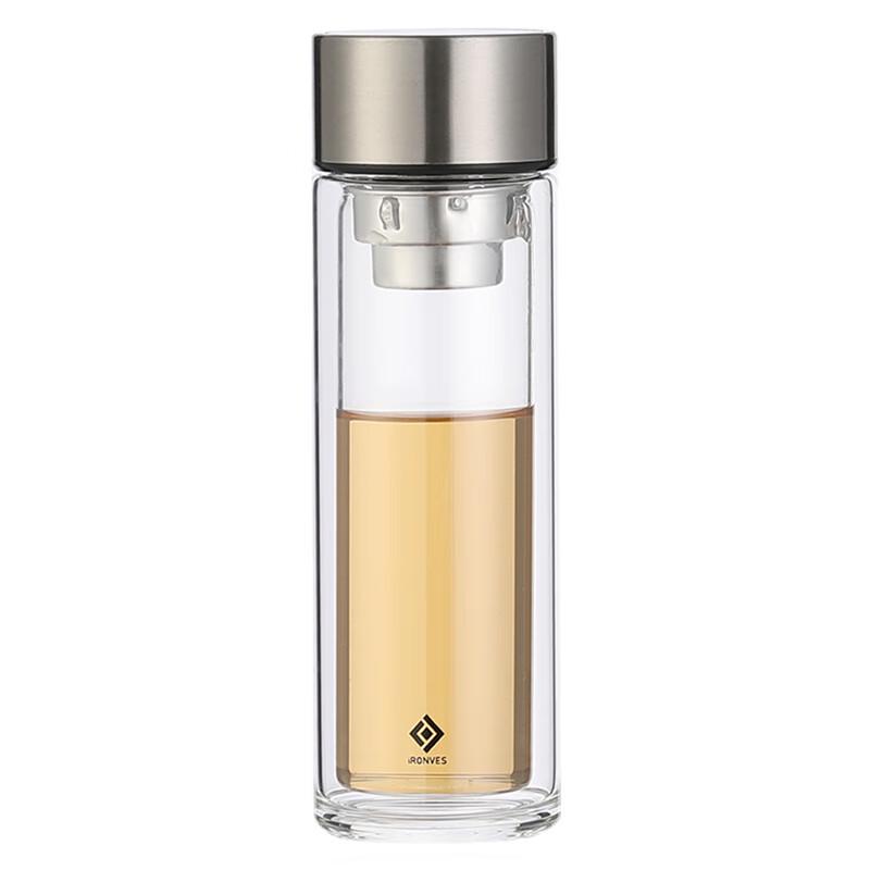 Yileya Double-Layer Glass Mug with Infuser