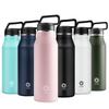 FJbottle Vacuum Insulated Stainless Steel Water Keeps Hot or Direct and Thermos for Club Outdoor Hot Includes Cleaning Suitable for and Pink 1.2L