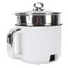 Elektrischer Hot Pot Edelstahl Multifunktionaler Elektrischer Kocher mit Dampfkorb für Wohnheim Zuhause Wohnung US-Stecker 110V