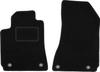 Black Front Floor Mats For: Alfa Romeo Brera Coupe (2005-2010)