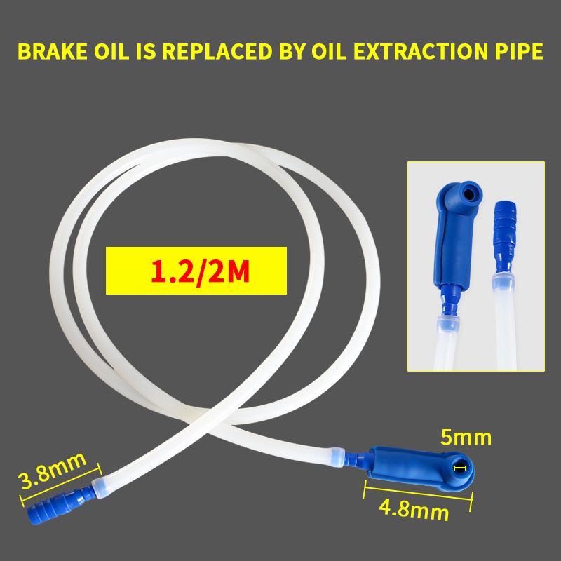 Auto Brake Oling Connector Tools Motorcycle Car Brake Fluid Clutch Oil Exchange Pump Connector Hose Empty Drained Oil Bleeder