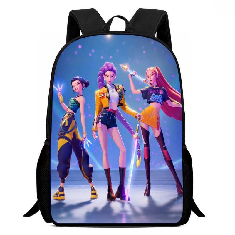 Neue Kpop Hexenjägerin Mädchengruppe Schultasche High-Definition-Druck Lässiger grenzüberschreitender leichter Rucksack