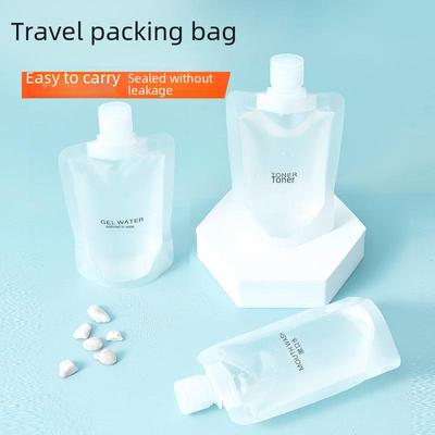 Tragbarer Reise-Ausgussbeutel für Duschgel, Shampoo und Lotion