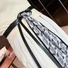 Y2K Punk Girls Scarf Waist Belt Retro Pu Leather Women'S Belt Bohemian Style Silk Scarf Waist Rope Trendy Jeans Dress Decorative