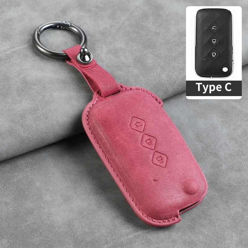 Sheepskin 3 Button Car Key Case Cover Shell for SGMW Wuling Hongguang S for Baojun 510 730 360 560 RS-5 530 630 Car Keychain