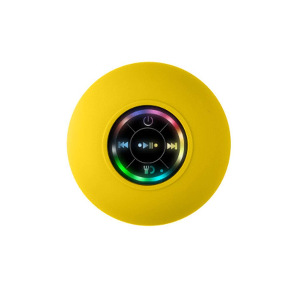 Portable Wireless Bluetooth Speaker LED IPX4 Waterproof Loudspeaker Outdoor Bathroom Large Suction Cup Mini Stereo Sound Box