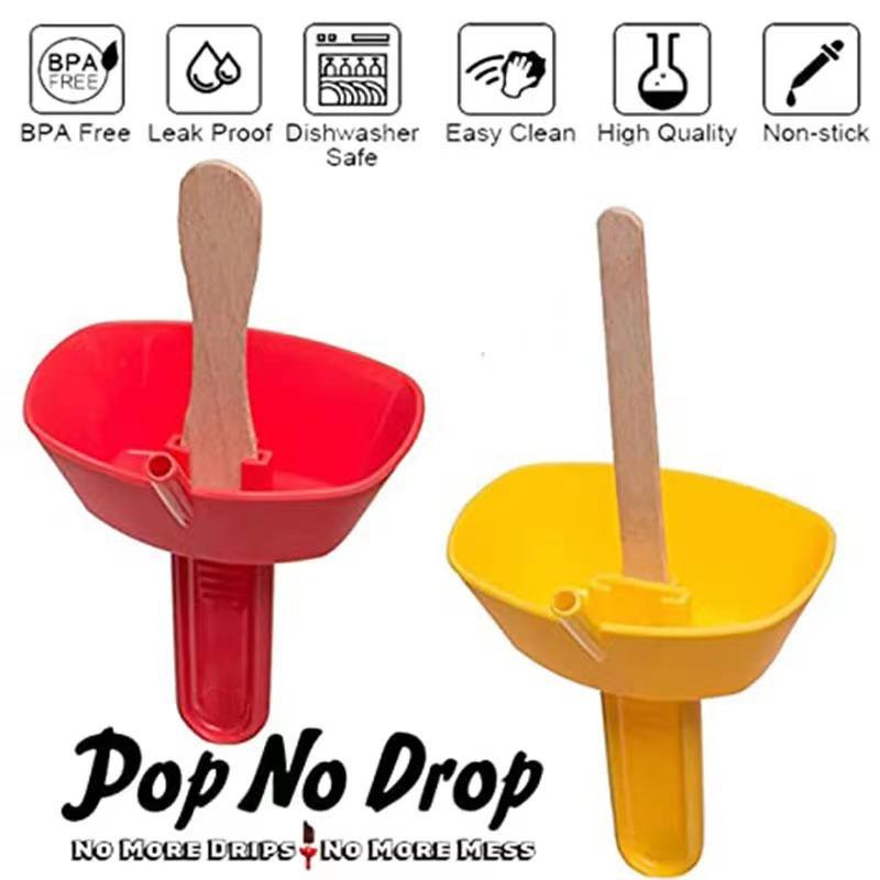 Popsicle Protectors Drip Guard Holder Ice Cream Bracket Cartoon Style Anti-drip Tray Children Kids Home Party Suuplies