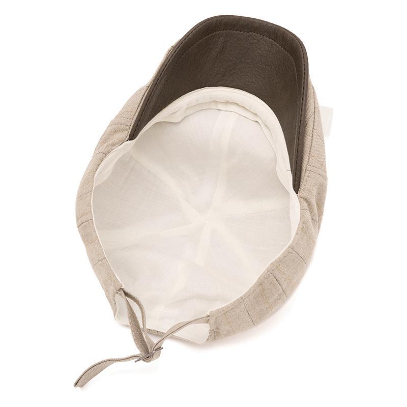 Autumn Winter Striped Beret Men's Retro Warm Forward Cap Painter's Cap Newsboy Cap