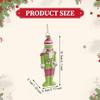 Nutcracker Hanging Ornament Xmas Tree Home Decor Figure Christmas Decoration Miniature Figurine for Crafts Fireplace Fall Mantle