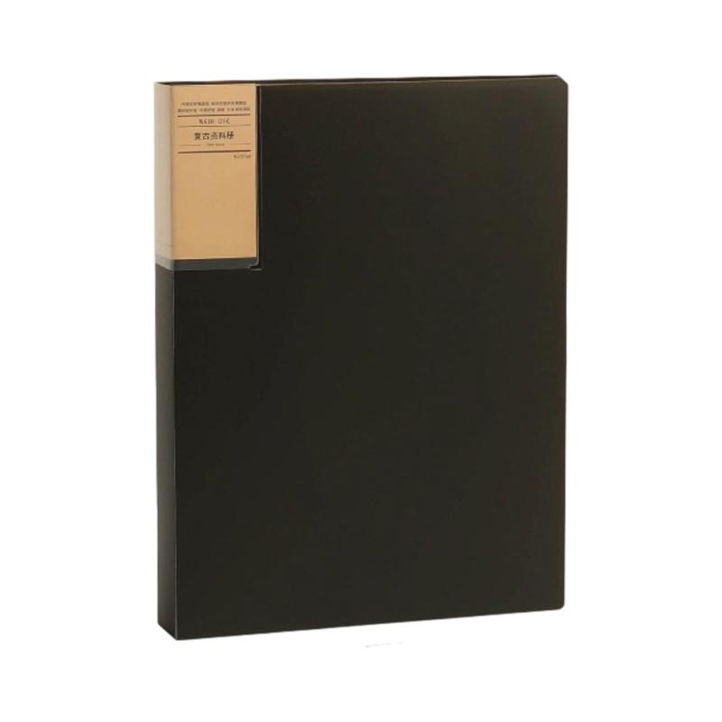Presentation Folder with 60/80/100 Pocket Display Folders for School Presentations Insurance Financial Documents