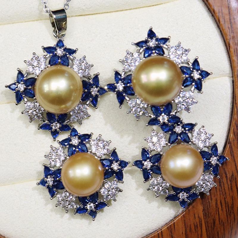 Autumn/Winter Pearl Set: Starry Sky Freshwater Pearls with Slight Imperfections, Strong Luster, Versatile & Fashionable Jewelry – Model 193